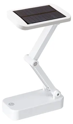 Produktbild von Tragbare Solar-Tischlampe mit flexiblem Hals und 8 LEDs