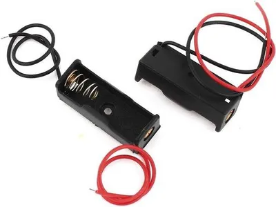 Image de Support de batterie 12 V 23 A avec câbles pour l'électronique