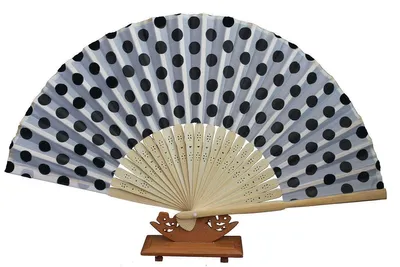 Produktbild von 532, 1 Stk. Hand Deko Sommer Fächer Blumen Motive Retro Design