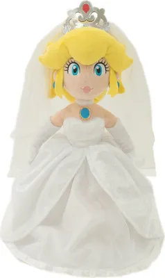 Produktbild von Nintendo Super Mario Plüsch Peach Braut, 40 cm