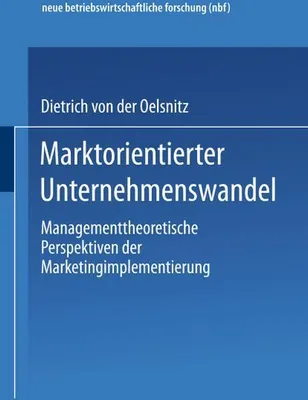 Produktbild von Marktorientierter Unternehmenswandel