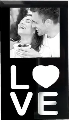 Produktbild von Ritzenhoff & Breker Bilderrahmen Love, Fotorahmen, Schwarz, 12x7 cm, 682601