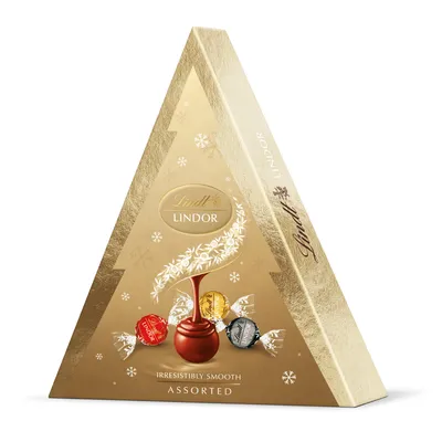 Obrázek produktu pro LINDOR pralinky Mix - Vánoční stromeček 125g