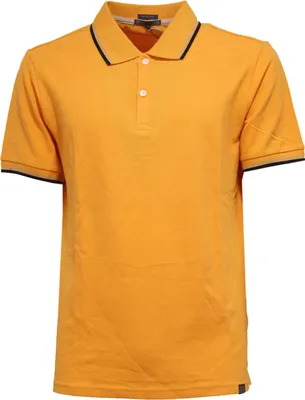 Obrázek produktu pro 8169K polo uomo GEOX SLIM FIT žluté polo tričko barvené oděvem pánské