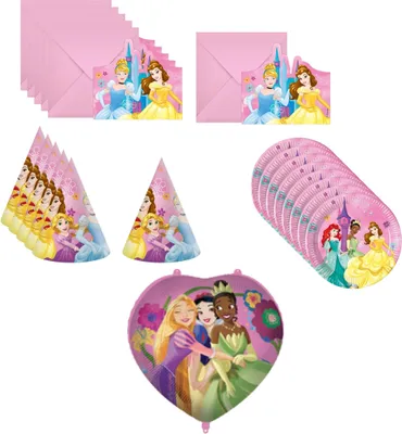 Produktbild von 21-tlg. Princess live your Story Party Set für Kindergeburtstag