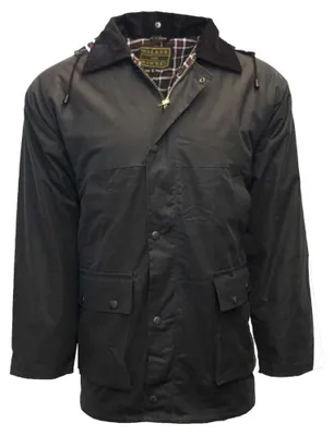 Produktbild von Walker and Hawkes Wachsjacke Benson dunkelblau 3XL