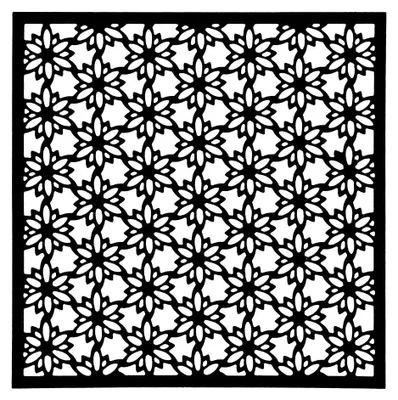 Stanzschablone Hintergrund/Design 8, 13,8 x 13,8 cm