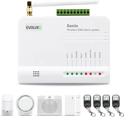 Image de EVOLVEO Sonix, alarme GSM sans fil avec accessoires