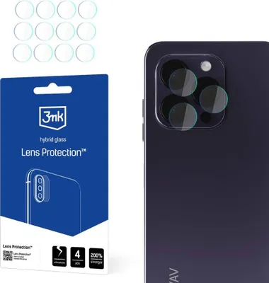 Produktbild von 3mk Hybridglas Lens Protection für Hotwav Note 13 Pro Kamera Objektiv Kameralinse 0,16mm 6H (4 Stück)