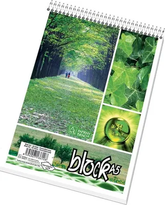 Produktbild von Blok A5 s horní spirálou Papírny Brno, čtverečkovaný, 50 listů