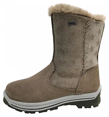 Imagen del producto de Jela: Botas de invierno con cremallera para niñas, color beige, ideales para uso diario
