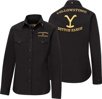 Produktbild von Stars & Stripes Damen Westernbluse YELLOWSTONE »Dutton Ranch« Schwarz