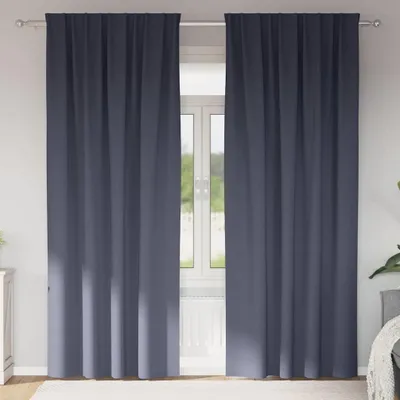 Obrázok produktu pre Stabli Möbel zatemňovacie závesy so závesmi antracitový polyester - Záclony a závesy CC7338934 1balík