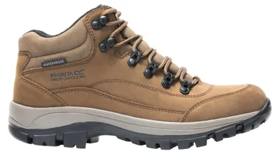 Immagine prodotto di Scarponcini da trekking "Bayton" da donna, in pelle, alla caviglia, modello RG13546 (taglia 42 EU), colore marrone