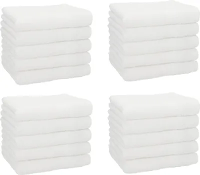 Produktbild von Betz 20 Stück Seiftücher 30x30 cm PREMIUM 100% Baumwolle Set  Farbe: weiß