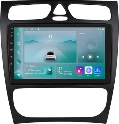 Immagine prodotto di Autoradio – Per Mercedes-Benz Classe C, Classe CLK (W203, W209, S203, A209, W168) – Sistemi intelligenti con CarPlay, Android Auto, GPS –