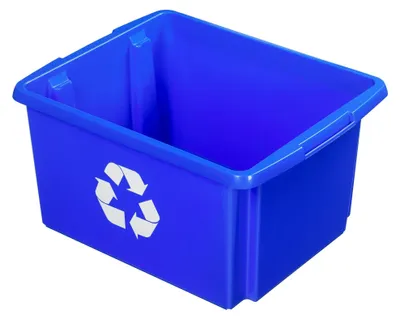 Image de Boîte Nesta Recycle bleue 32 litres.