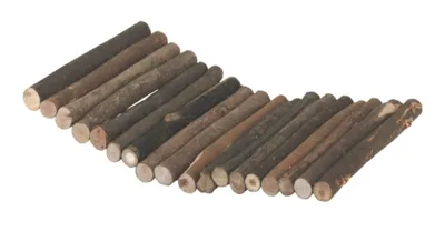Produktbild von Holzbrücke Nature 21 x 13cm aus Naturholz zum Hinstellen flexibel