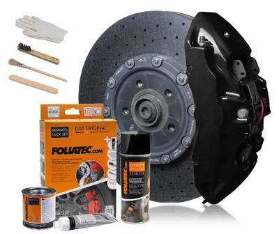 Produktbild von FOLIATEC Bremssattellack 2164 SCHWARZ Bremssattelfarbe Lack Farbe hitzebeständig