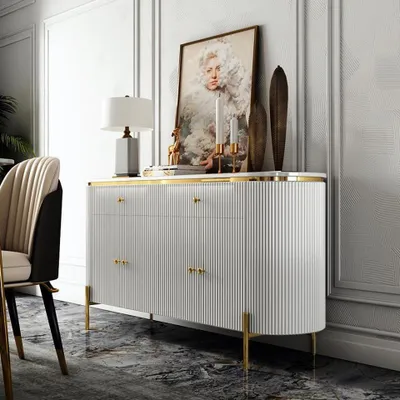 Produktbild von Kommode Schrank Luxus Kommoden Schrank Regal Konsole Möbel Holzschrank Italy Neu