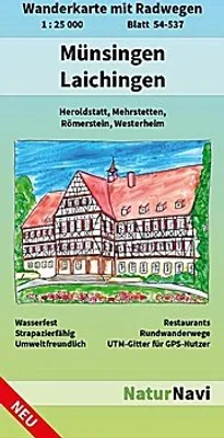 Image de Münsingen - Laichingen 1 : 25 000, feuille 54-537