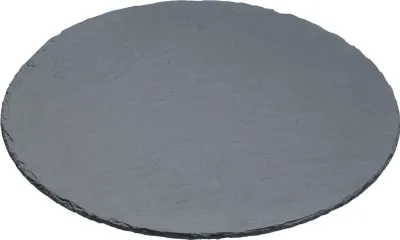 Image de Plateau tournant, Lazy Susan, 35 cm, ardoise, noir - Artesà