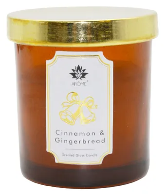 Produktbild von ARÔME Duftkerze mit Deckel 125 g, Zimt und Lebkuchen