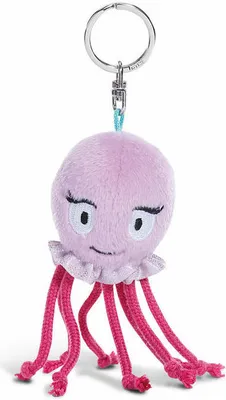 Produktbild von NICI Schlüsselanhänger Oktina Oktopus, Bean Bags, Anhänger, Plüsch, Polyester, Lila, 10 cm, 45352