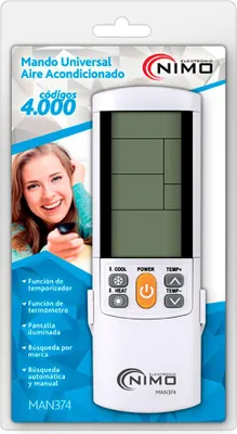 Image de Télécommande Universelle Climatisation Nimo Compatibilité étendue, Programmation Facile - Nimo