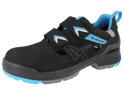Produktbild von ALBATROS Forge Air Herren Sicherheitssandale S1 schwarz - Größe: 46