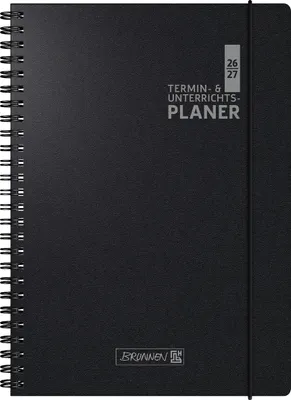 Obrázok produktu pre Plánovač termínov a vyučovania 2026/2027 | A4, plast, čierny