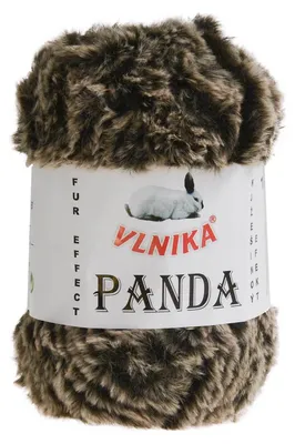 Produktbild von 100g Strickgarn Panda Strick-Wolle Kunstfell Kuschelwolle Plüschwolle - Farbwahl