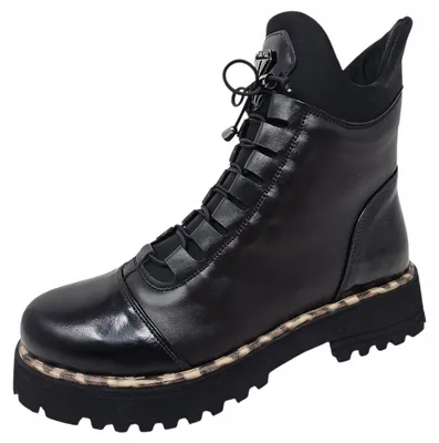 Image de 2 GO Bottes à lacets doublées à froid en noir, taille 37
