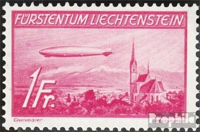 Produktbild von Briefmarken Liechtenstein 1936 Mi 149 postfrisch Zeppelin