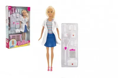 Zdjęcie produktu dla Plastikowa lalka lekarz 30 cm z akcesoriami