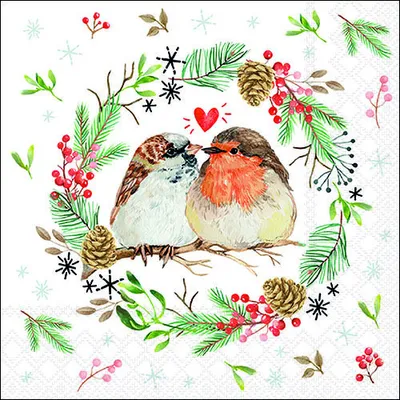 Produktbild von Weihnachten – Servietten Lunch – Napkin Lunch – Format: 33 x 33 cm –