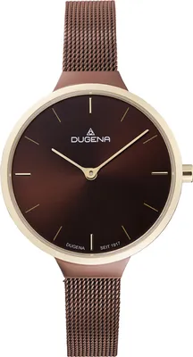 Produktbild von Dugena 4461045 Damen-Armbanduhr, Edelstahl-Gehäuse, Metall-Armband