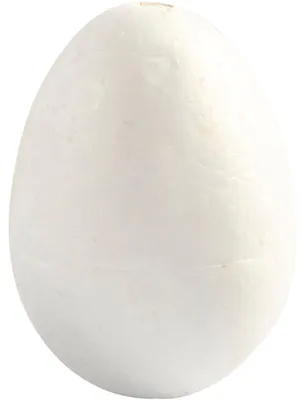 Produktbild von Styropor-Eier, H 6 cm, Weiß, 5 Stk/ 1 Pck [HOB-543200]