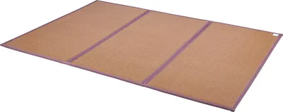 Immagine prodotto di SucceBuy Tappeto tatami giapponese pieghevole da 80 x 55 pollici, materasso in rattan naturale