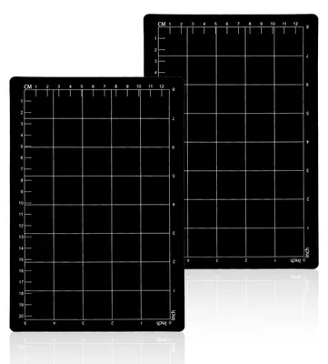 Obrázok produktu pre Magnetické podložky, 22,6 x 15,3 cm, 2 kusy, s mriežkou a údajmi o rozmeroch