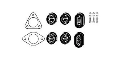 Produktbild von HJS 82 49 8359 Montagesatz Auspuffanlage Abgasanlage für HYUNDAI ACCENT I (X-3) ACCENT Stufenheck (X-3)