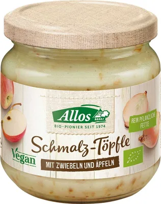 Zdjęcie produktu dla Schmalz-Töpfle – cebula i jabłko, 150g | ALLOS