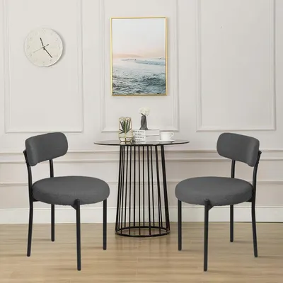 Produktbild von Esszimmerstühle Set (2 St),Küchenstuhl Polsterstuhl Wohnzimmerstuhl,Sitzfläche aus Teddy Samt,Ergonomisches Design,für Esszimmer und Wohnzimmer