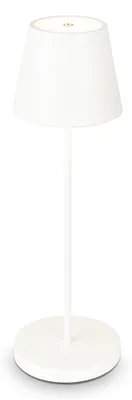 Image de Lampe de table LED rechargeable d'extérieur, intensité variable-38x12cm-Lampe de table extérieure terrasse, IP54 2,6W 240lm, blanche chaude,blanc