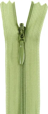 Produktbild von 50 Reißverschlüsse spiral verdeckt, 18cm, unteilbar, unsichtbar, Farbe:235 blassolive