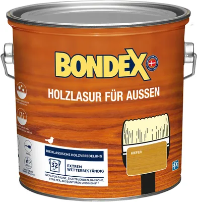 Produktbild von Bondex Holzlasur für Außen 2,5 L kiefer