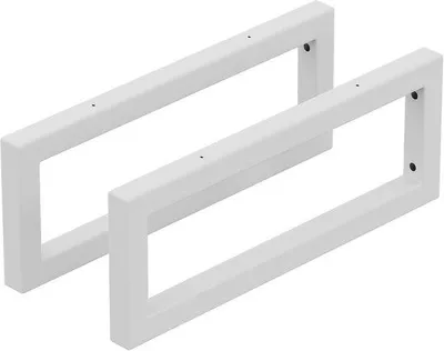 Produktbild von Famanu Wastafelhalter - Wandmontage und Regalhalter aus Metall - 40 cm, 2 Stück