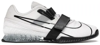 Image de Nike Romaleos 4, couleur blanche et noire, taille EU 48,5