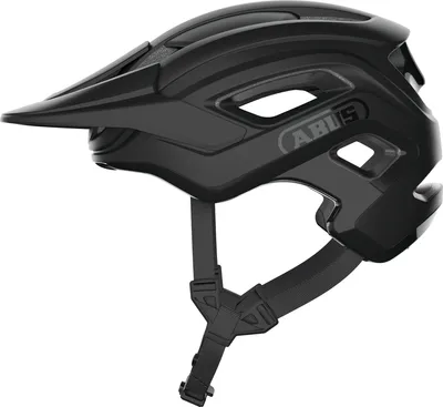 Produktbild von ABUS MTB-Helm Cliffhanger - Fahrradhelm für anspruchsvolle Trails - mit großen Lüftungsöffnungen & TriVider Riemensystem - für Damen und Herren - Schwarz Matt, Größe L (57-61 cm)