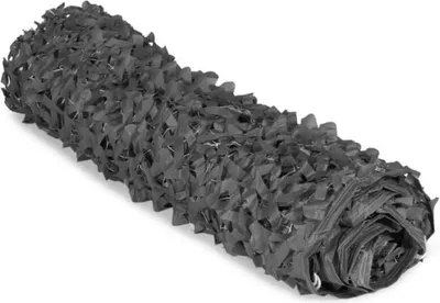 Produktbild von Perforiertes Sonnensegel, schwarz, 4 x 5 m